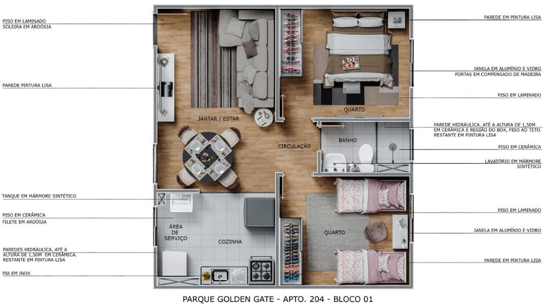 Apartamento à venda com 2 quartos, 42m² - Foto 8