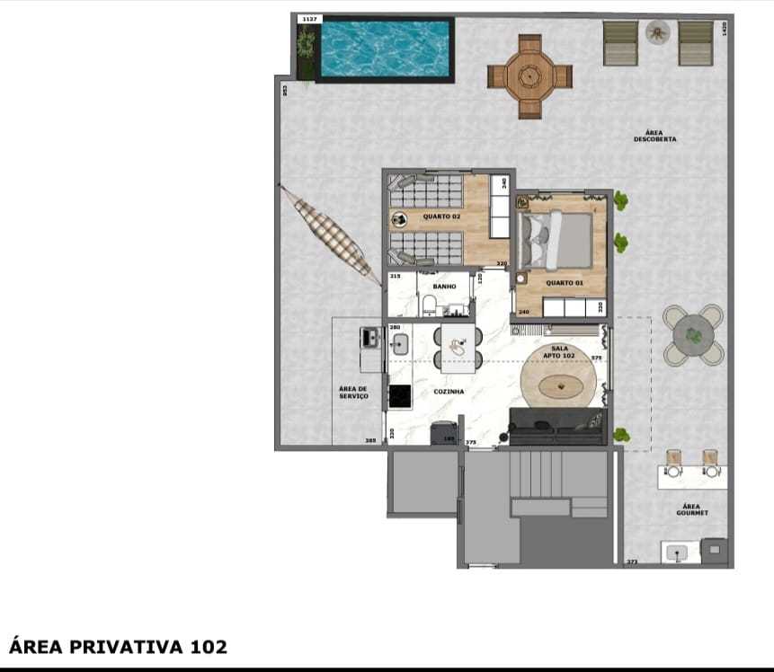 Apartamento à venda com 2 quartos, 139m² - Foto 13