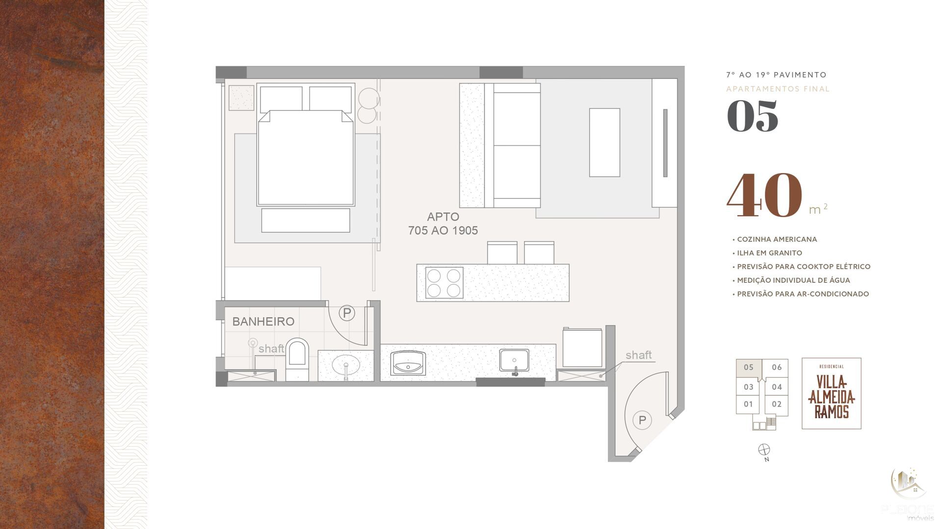Apartamento à venda com 1 quarto, 39m² - Foto 15