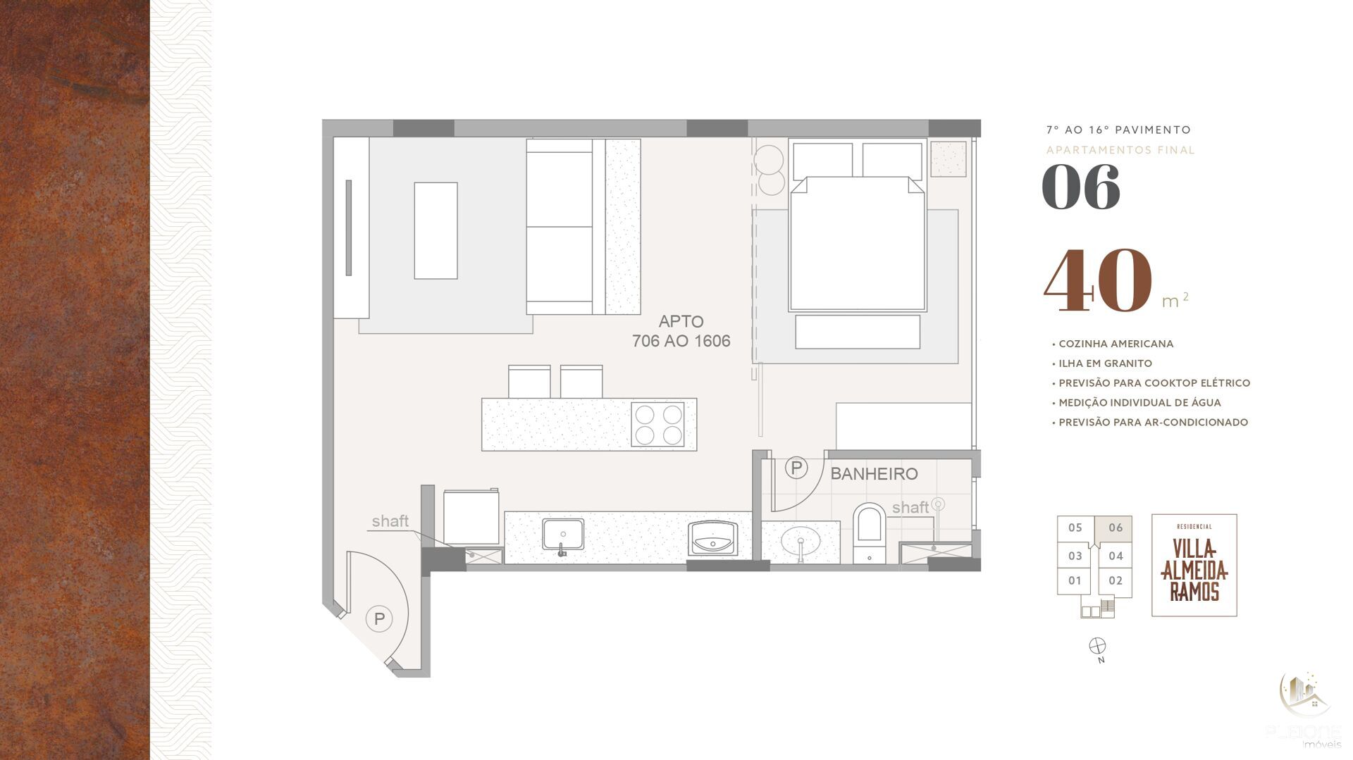 Apartamento à venda com 1 quarto, 39m² - Foto 15