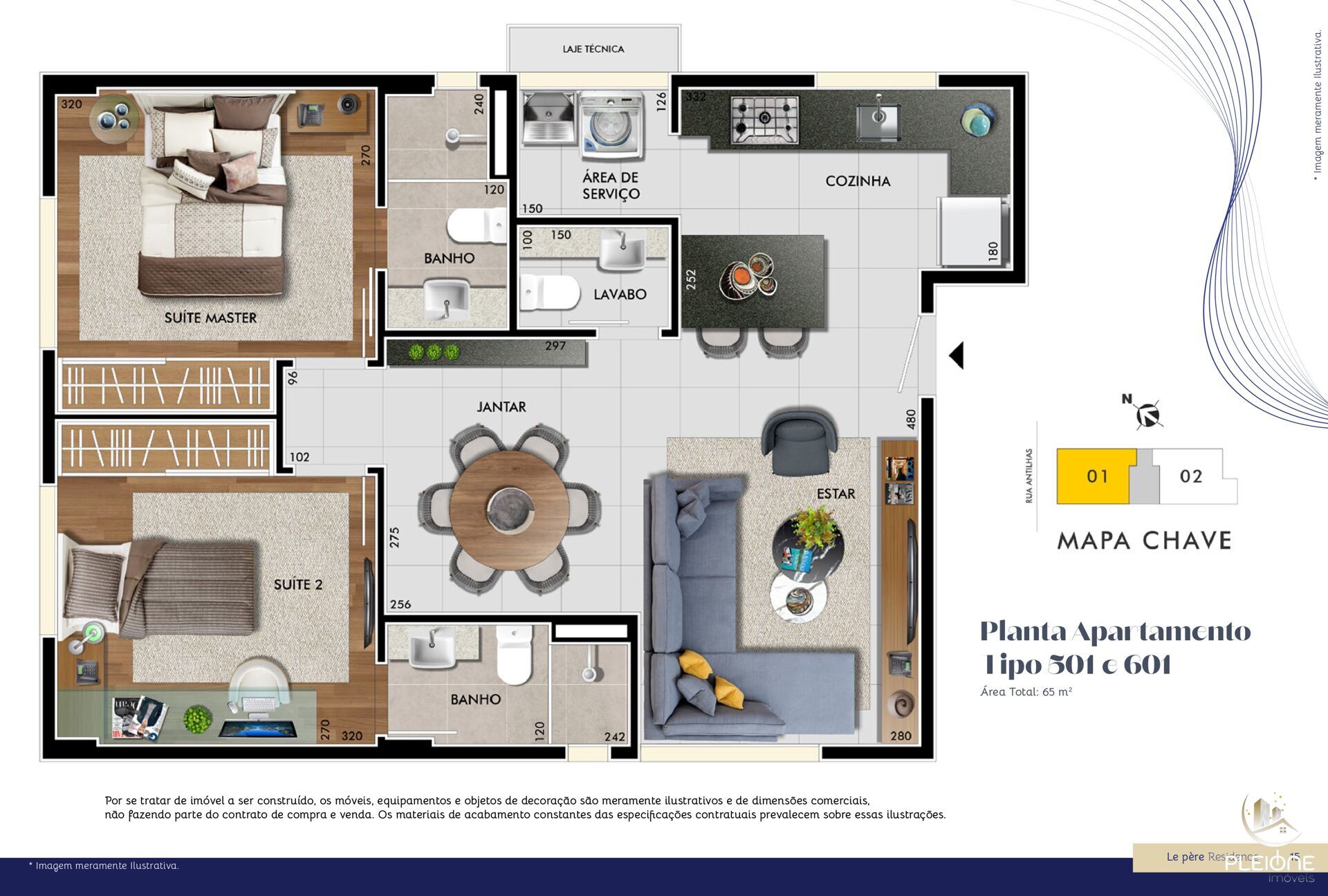 Apartamento à venda com 2 quartos, 67m² - Foto 24
