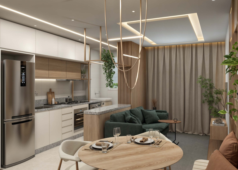 Apartamento à venda com 2 quartos, 52m² - Foto 3