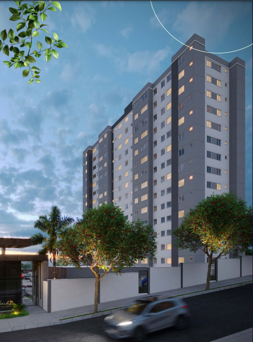 Apartamento à venda com 2 quartos, 52m² - Foto 2