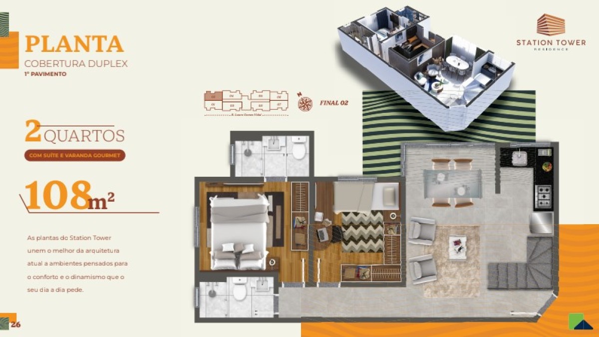 Cobertura à venda com 2 quartos, 69m² - Foto 12